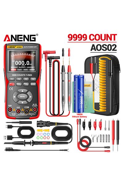 ANENG Aos02 Pro Aos02 Smart Oscilloscope Multimeter Waveform Storage 10mhz Bandwidth Voltage Current