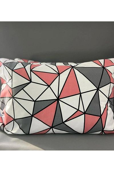 Belsina Home Cotton Zippered 2 Pieces 50x70 Pillow Case
