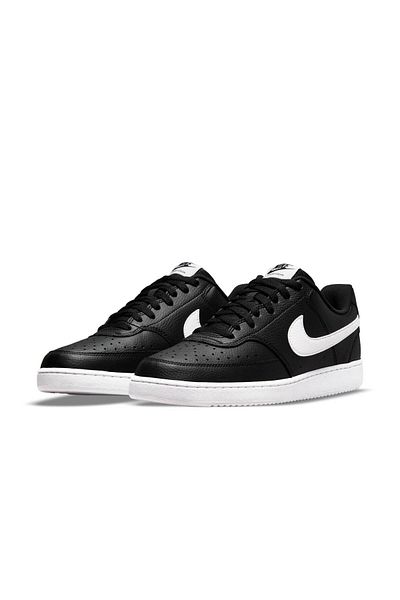 Nike Sports Shoes Court Vision Low Next Nature Black Casual Sneaker