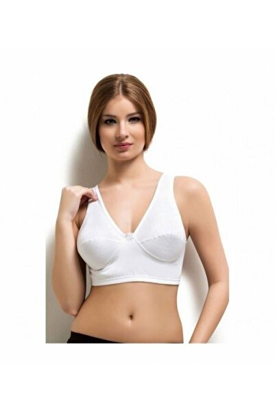 KEYAL Tutku 3 Adet Kapalı Paket %100 Pamuk Penye Yarım Atlet Beyaz Lambada Sü...