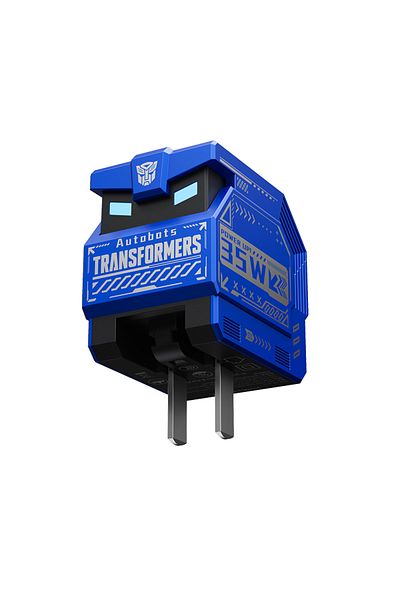 transformers 35w Charging Plug Blue 35w Pd Fast Charger Tf-k21 Gan Usb A Type C Dual Port Fast Cha