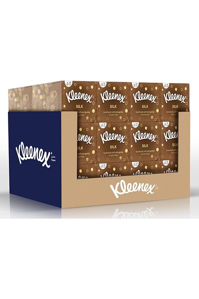 Kleenex Silk Cube Facial Tissue Box (50 Tissues)*24