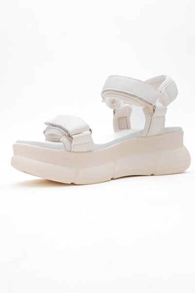 LuviShoes 4760 White Women's Sandals