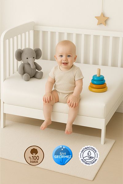 Formeya Flüssigkeitsdichte Baby-Matratzen, 100 % Baumwollstoff, Kinder-Matratzen, Matratzen geeignet für Park-Betten und Kinderbetten