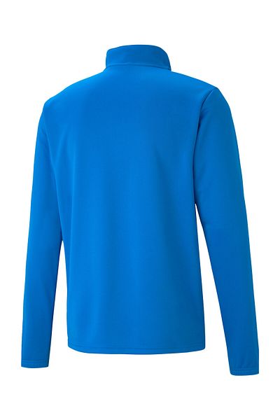 Puma Pánské fotbalové tréninkové tričko Teamrise 1/4 na zip s dlouhým rukávem65739402 modré