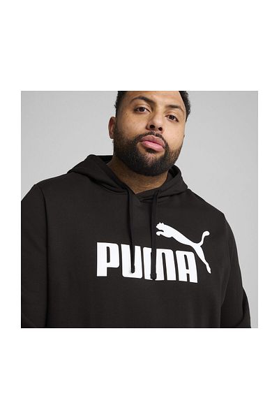 Puma Mikiny s regulérním střihem - N/A, potisk loga, klokaní kapsa, dlouhý rukáv