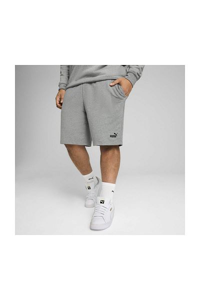 Puma Logo Ess č. 1 – 10'' středně šedé šortky