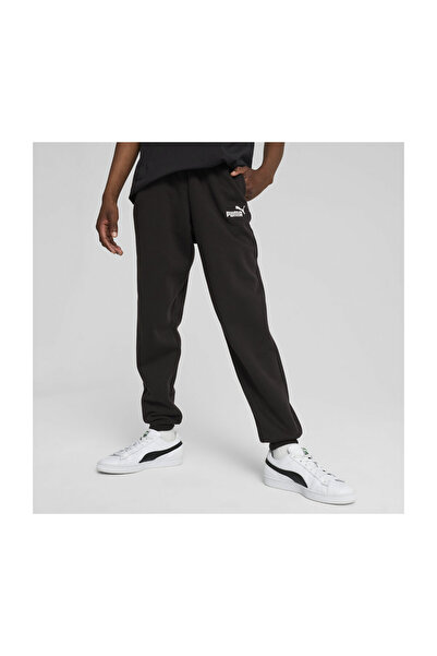 Puma Pletené kalhoty, běžné, běžné, hladké, boční kapsa