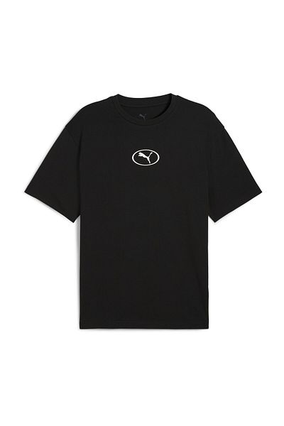 Puma Trička, Volné, Krátký rukáv, Běžné, Kulatý výstřih, Pletené, Tisk
