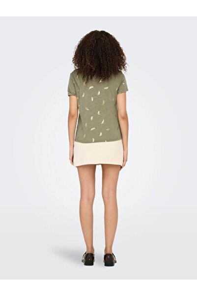 JDY Jdydora Dodo S/S Foil V-Neck Top Jrs