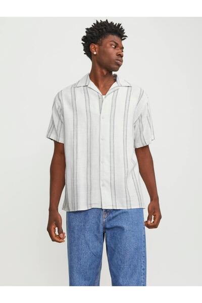 Jack & Jones Jwhcabana Stripe Shirt Ss