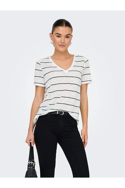 ONLY Female circular knit t-
