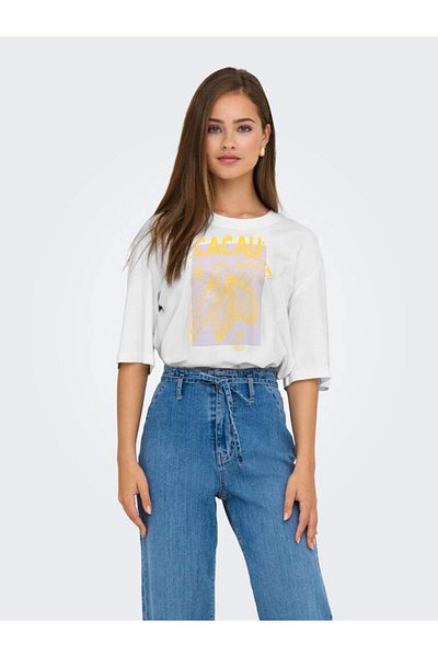 ONLY Female circular knit t-