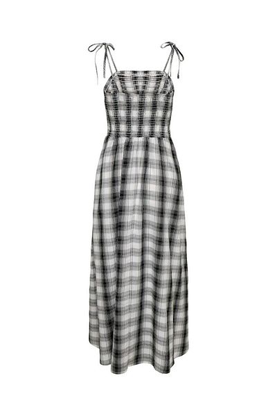 ONLY Onlmaddy Maxi Check Smock Dress Wvn