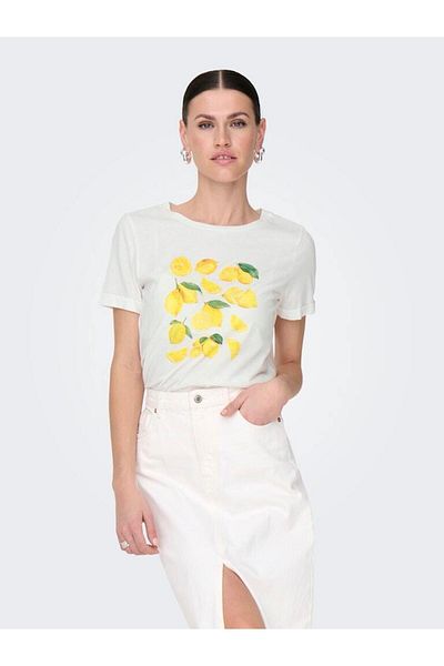 ONLY Female circular knit t-