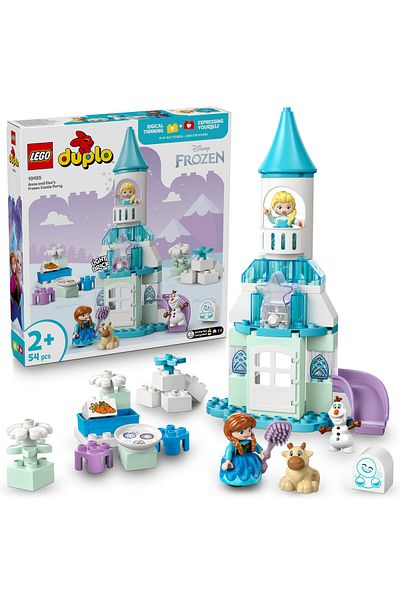 LEGO ®   Duplo ® │   Disney Anna and Elsa's Frozen Castle Party 10455- 2+ Toy Construction Set (54P)