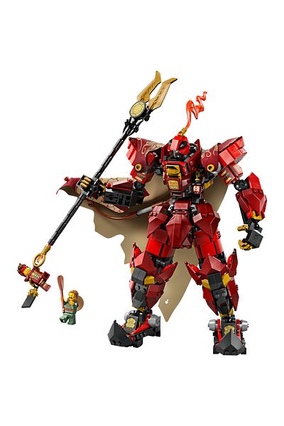 LEGO ®   Ninjago ®   Fire Knight Robot 71846 - Creative Toy Building Set with 14+ Minifigures (996P)