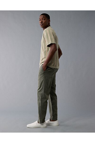 AMERICAN EAGLE Ae flex linen-blend pull-on athletic fit easy pant