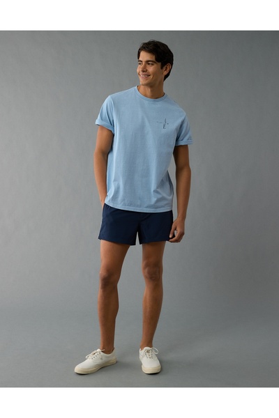 AMERICAN EAGLE Ae Maui Short Sleeve Graphic T-Shirt