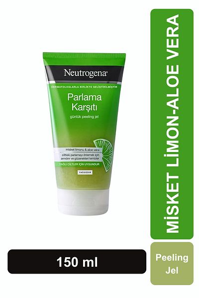 Neutrogena Parlama Karşıtı Günlük Peeling Jel 150 ml (YAĞLI CİLTLER İ?ÇİN)