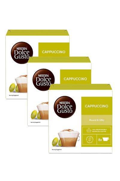 Nescafe Dolce Gusto Coffee Cappuccino 16 Capsules