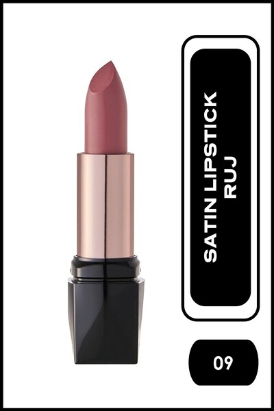 Golden Rose Satin Lipstick No: 09 - Satensi Bitişli Nemlendirici Etkili Ruj