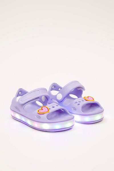 TRENDYOL SHOES Lilac Lighted Light Sole Mädchen Kinder Eva Sandalen TAKSS25SD00062