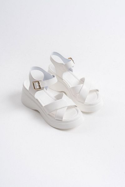 EMOYRA Henna Women's White Casual Shoes
