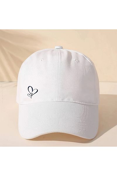 LEIVOR Double Minimal Heart Printed Women Snapback Hat