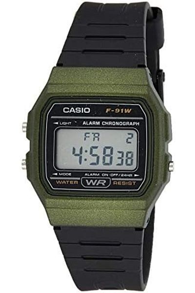 Casio Digital Watch for Unisex Model F-91WM-3ADF