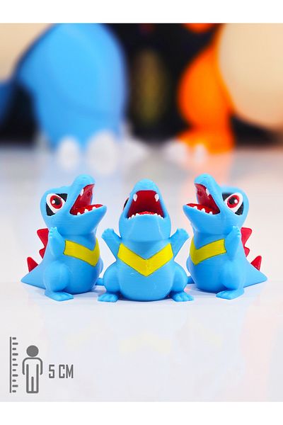 Suelo Butik Pokemon Totodile Figure Pokemon Figure Toys 5 cm (1 Piece)