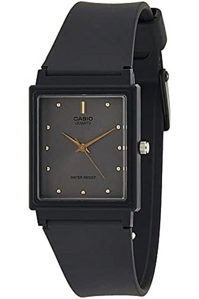 Casio Unisex Analog Resin Strap Watch MQ-38-1A with Black Dial