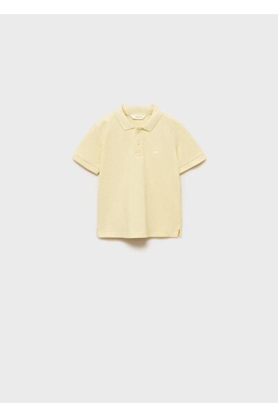 MANGO Baby Kısa kollu triko polo gömlek
