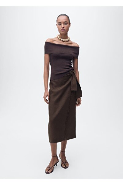 MANGO Woman Keten pareo etek