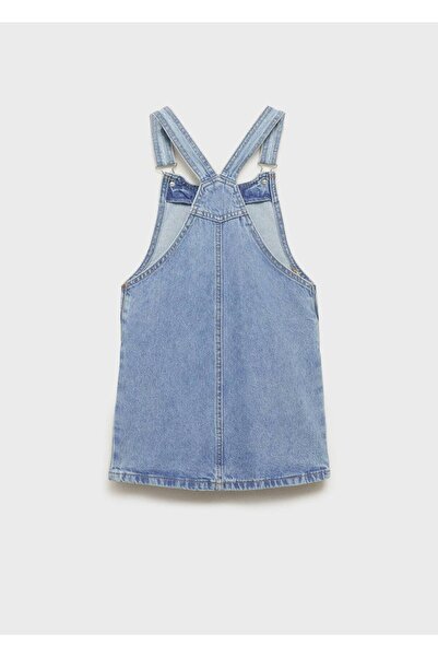MANGO Kids Kısa kot jile elbise