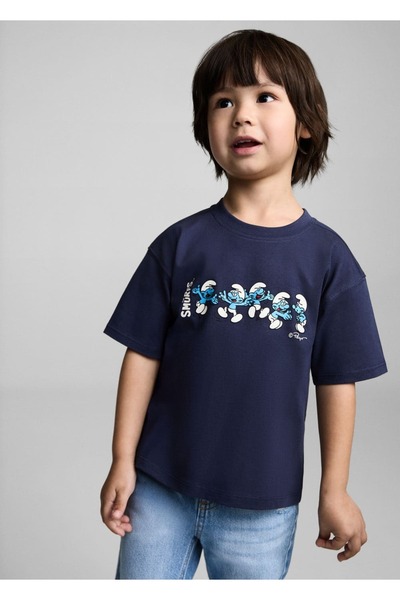 MANGO Baby The Smurfs t Shirt