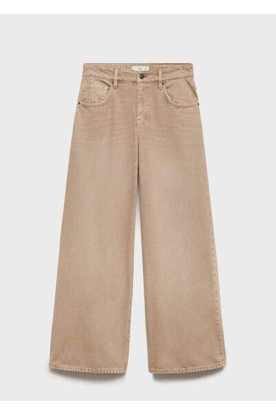 MANGO Woman Düşük belli Wideleg jean