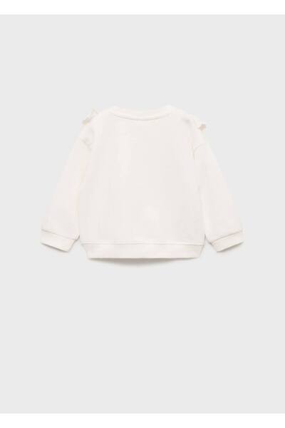 MANGO Baby Fırfır detaylı sweatshirt