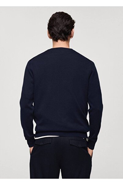 MANGO Man %100 merinos yünlü kazak