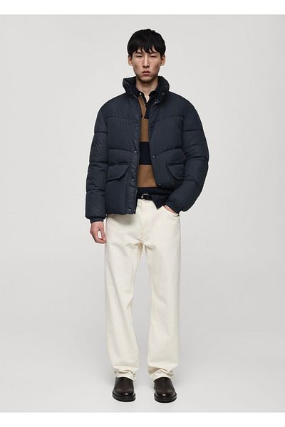MANGO Man Αδιάβροχο καπιτονέ anorak