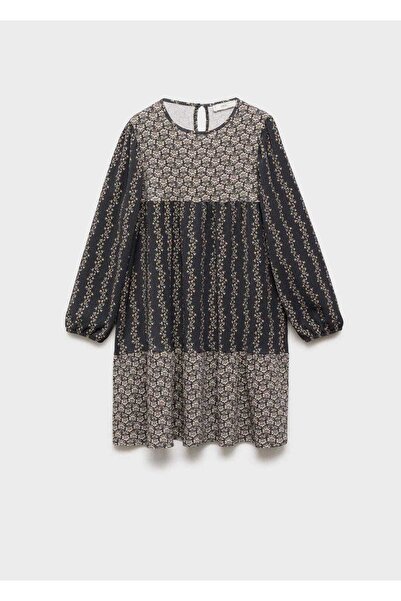 MANGO Kids Çiçek desenli elbise