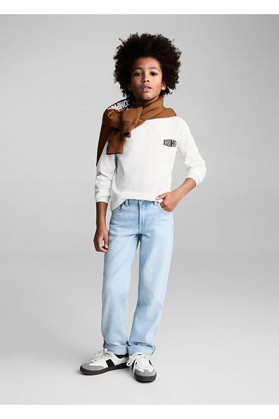 MANGO Kids T-shirt με βαμβακερά σχέδια