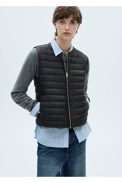 MANGO Woman Quilted Vest