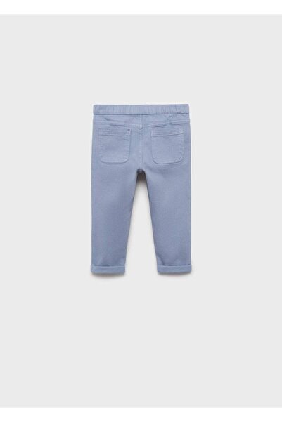 MANGO Baby Pamuklu skinny pantolon