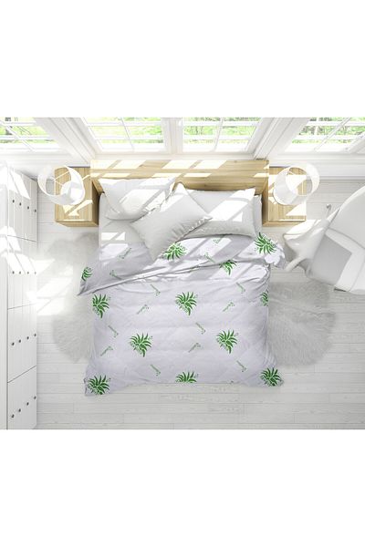 ALCAM Aloe Vera Essence quilted microfiber duvet, 180x200 cm, 250g/sqm