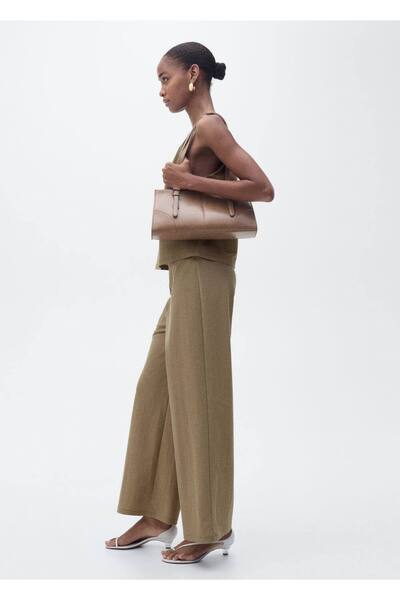 MANGO Woman Triko pantolon