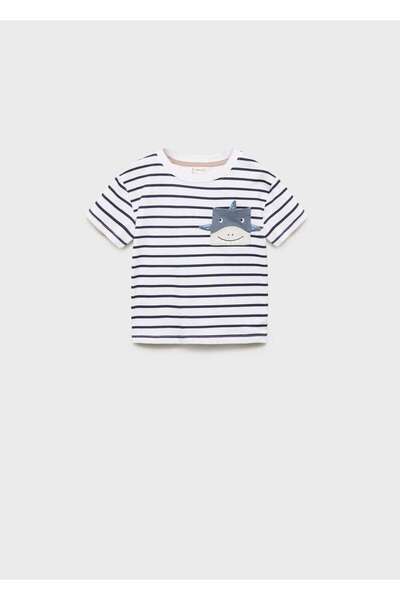 MANGO Baby T-Shirt mit Patch-Taschen