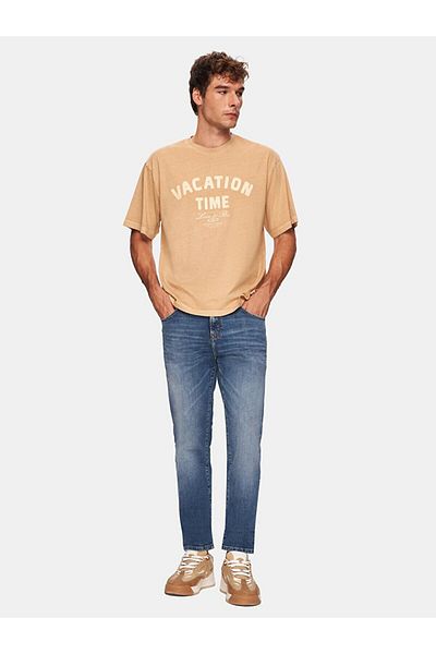 Ltb Μπλουζάκι Loose Beige