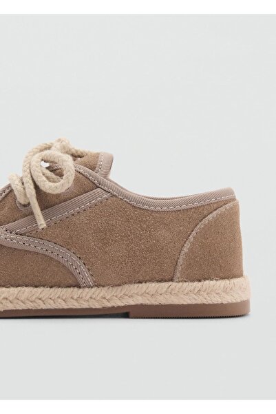 MANGO Baby Bağcıklı deri ayakkabı