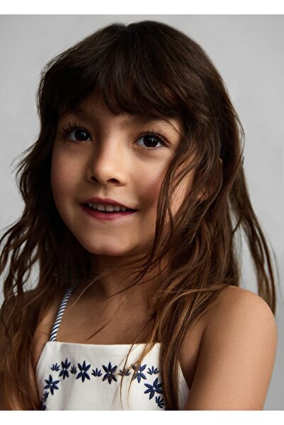 MANGO Baby İşleme Detaylı Elbise